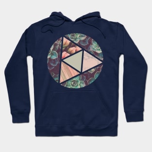 Peachy Geometric Hoodie